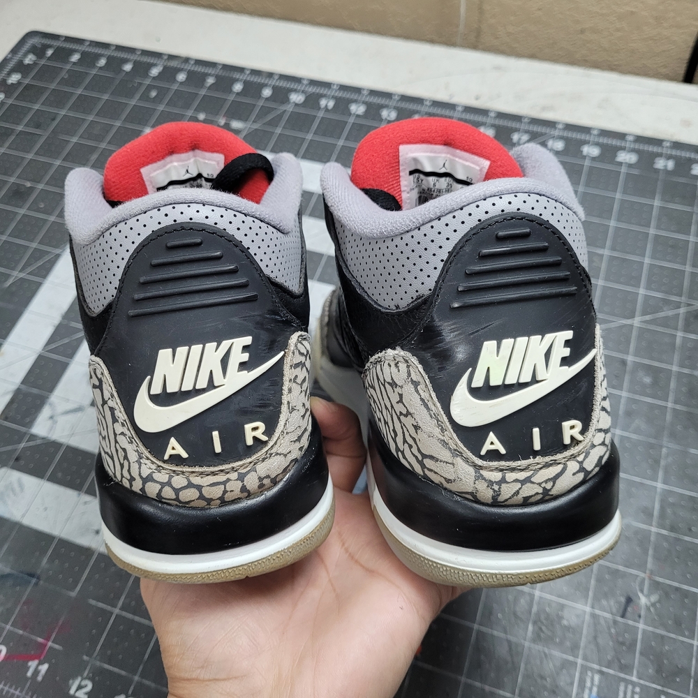Nike Air Jordan 3 Retro Black Cement 2018 Size 6.5Y